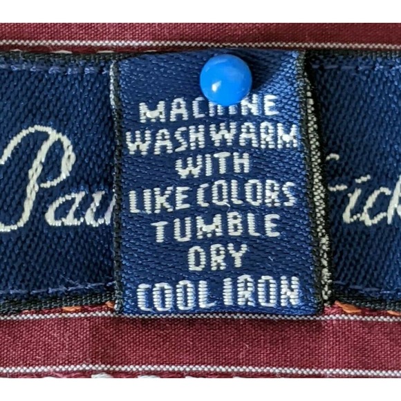 Paul Fredrick Shirt Long Sleeve Button Up Collared - Picture 8 of 8